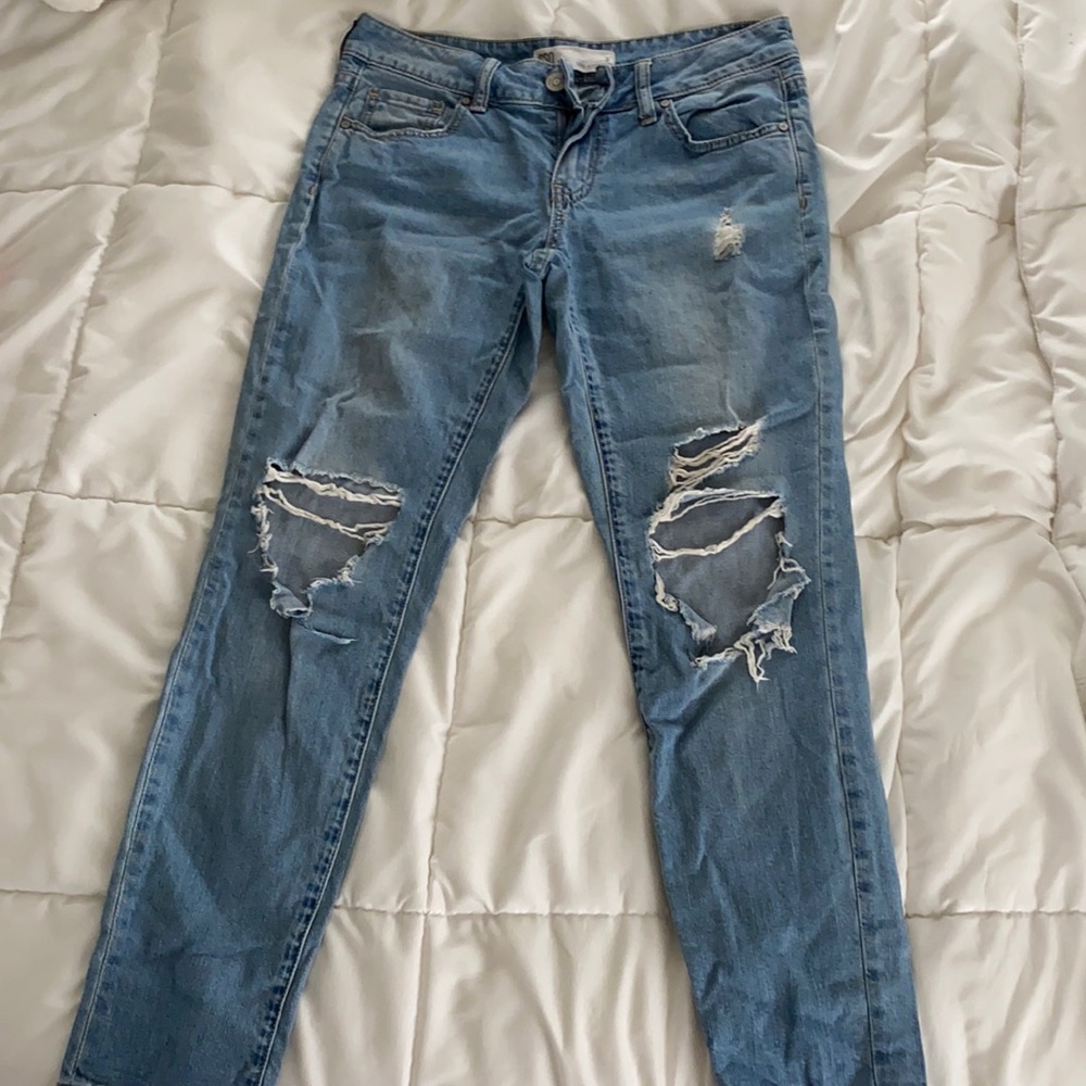 RSQ Ripped Boyfriend Jeans